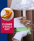 Hand cleaning lamp with OZ Cream Polish One Quart For Cleaning And Polishing And Preserving Surfaces In One Easy Application Anti Static Dust Repellent Great For Wood Furniture Venetian Blinds Bathroom Fixtures And Other Smooth Surfaces