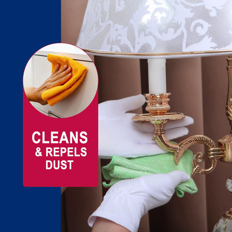 Hand cleaning lamp with OZ Cream Polish One Quart For Cleaning And Polishing And Preserving Surfaces In One Easy Application Anti Static Dust Repellent Great For Wood Furniture Venetian Blinds Bathroom Fixtures And Other Smooth Surfaces