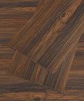 Dark Brown Peel And Stick Floor Tiles 6x36 Inch Waterproof Vinyl Planks Self Adhesive Wood Look Flooring For Bedroom Kitchen Bathroom Living Room 54 Sq Ft 36 Tiles Easy DIY Install