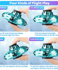 Image showing four flight modes of Kids Drone Flying Toy For Indoor And Outdoor Fun, 2026 Upgraded LED Fidget Spinner.
