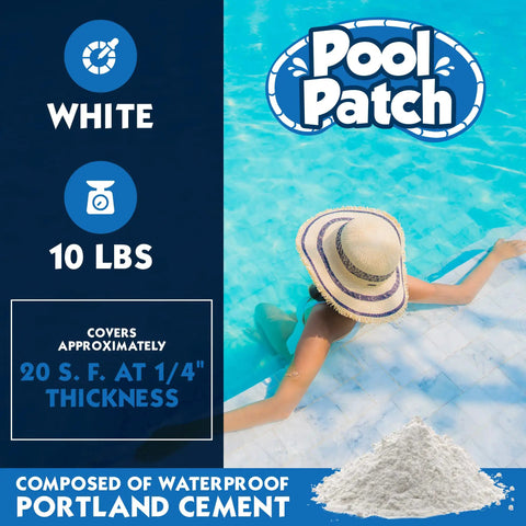 Pool Tile Thinset Repair Kit 10 Lb Easy Mix Adhesive For Quick Bonding To Pool Tile Wet Or Dry DIY Friendly Fast Setting