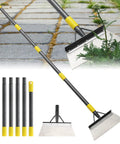 All In One Garden Flat Shovel With A 60 Inch Long Handle Heavy Duty Floor Scraper For Snow And Ice Removal and Lawn Edging tool