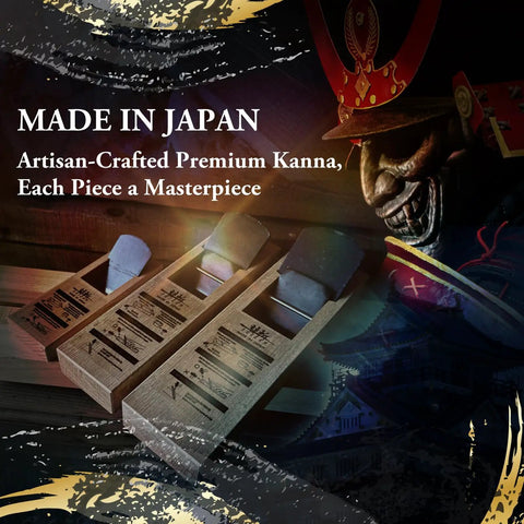 Japanese artisan wood planer with pull stroke, showcasing craftsmanship; Professional Japanese Wood Planer 2 Inch Hand Block Plane.