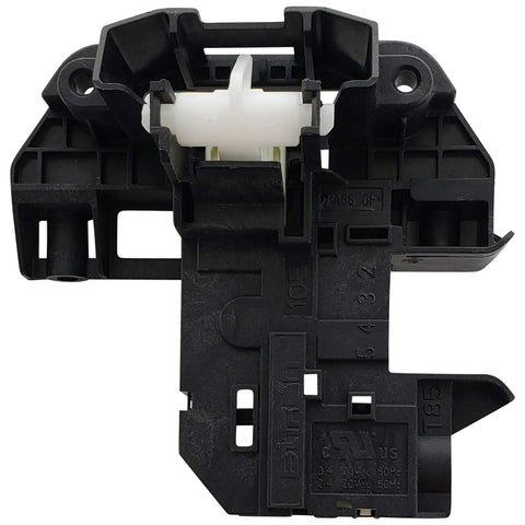 Black Door Latch Lock Switch Replacement WH44X10288 for Washing Machines, 120V 60Hz, GE Kenmore Sears compatible, top view