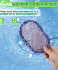 Person rinsing filter from Replacement Filter Kit For Dyson Vacuum Cleaners DC30 DC31 DC34 DC35 DC44 DC45 DC56, reusable and washable