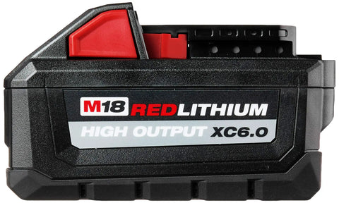 M18 RedLithium High Output XC 6Ah Lithium-Ion Battery For Cordless Tools Delivers Beefed-Up Runtime And Fifty Percent More Power
