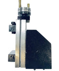 Dead Nuts Precision Machining Attachment For Small Lathes Featuring 90 By 50 Millimeter Slide Board and calibration dial side view.