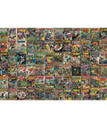 Marvel Comics Peel And Stick Wallpaper Mural For Living Room Or Kids Room Ten And A Half Feet By Six Feet Easy To Apply Removable Adhesive Backing No Paste Wall Decor featuring classic comic covers