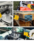 Upgraded Brushless Three Eighths Inch Cordless Ratchet Wrench With Sixty Foot Pounds Of Torque Variable Speed And LED Light 20V Battery Compatible Not Included This Tool Is A Beast For Auto Home And Workshop used on various fasteners