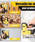 Kick The Driveway Trip And Load Up This Heavy Duty Cordless Brad Nailer Plus Staple Gun For woodworking, stockade, and ceiling projects.