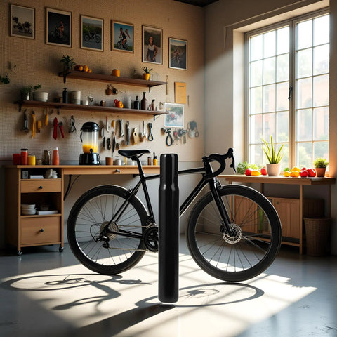 Sturdy Steel 25.4mm Bike Seat Post For Kids Bicycles Black Finish Fits 25.4mm Seat Tubes Kid Friendly Durable Rust Resistant Bike Accessory
