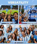 48 Pack Soccer Fan Noisemaker Set With 24 Inflatable Thunder Sticks And 24 Hand Clappers at Argentina-themed celebration