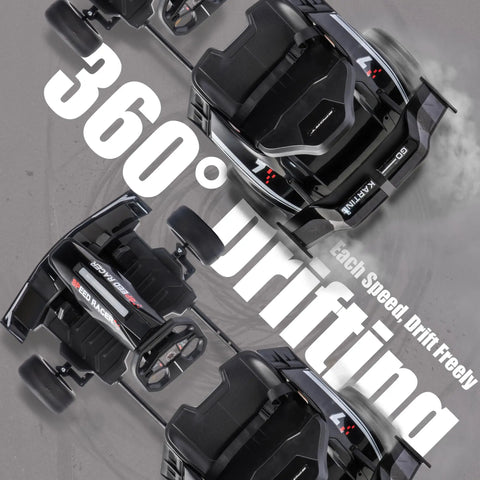Electric Drifting Kart 24V With 800W Twin Motors, 10Ah Battery showcasing 360° drifting capability on track