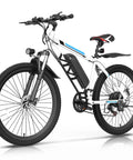 Side view of Kick Back And Roll Easy 26 Inch Electric Bike For Adults With 500W Brushless Motor And 48V Removable Battery.