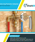 Half Inch Push To Connect Brass Plumbing Adapter Fitting For PEX Copper CPVC PE RT HDPE MNPT Thread Transition From Pipe