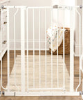 36-Inch Extra Tall Baby Gate For Doorways And Bottom Of Stairs, Pressure Mounted Walk-Through Gate For Babies, Toddlers And Pets