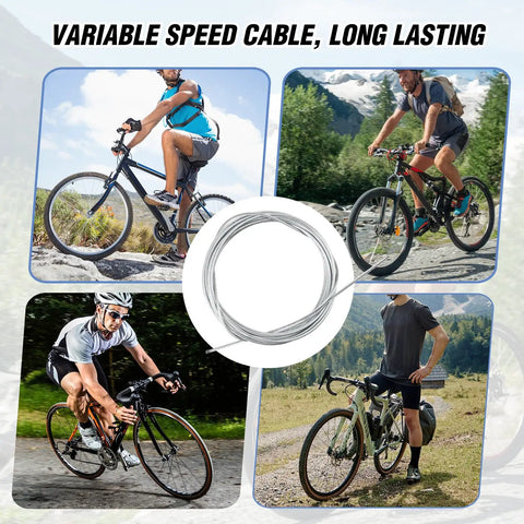 Cyclists using bicycles in mountain and road terrains demonstrating Pair 3x8 9 10 Speed Bike Shifters Left And Right Thumb Gear Shifters