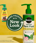 Straight Fire Liquid Plant Food For Indoor Houseplants And Potted Greens With Fast Absorbing Nutrients To Give Your Greenery A Dope Boost And Build Rock Solid Roots For Zero Sweat Care 8 Fl Oz Two Pack displayed beside new packaging.