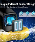1 Hp Automatic Pool Cover Pump With 4500 GPH Submersible Water Pump featuring unique external sensor design