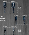HVAC Swaging And Tube Expander Kit showing six expansion bits from 1/4" to 7/8" sizes for copper pipe flaring