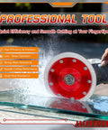 Ultra Thin Diamond Saw Blade 4.5 Inch For Angle Grinder And Tile Cutter With X Teeth Turbo Mesh Rim cutting glass