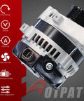 Beefed Up 12V 130Amp Alternator For Toyota Tacoma 2005 To 2015 And 4Runner 2003 To 2009 4.0L V6 With 7 Grooves CW Pulley OE 27060-0P020 Replacement High Output Power detailed view