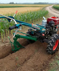 2 Wheel Walking Tractor Power Tiller With Multi Attachments For Gardening Cultivation And Land Soil Prep in field