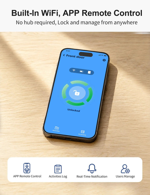 WiFi Smart Retrofit Lock Smoothly Upgrades Your Trusty Deadbolt By Swapping Just The Interior Knob Built In App Remote Access And Voice Control Deliver Chill Keyless Freedom And Zero Fuss Auto Lock Features Matte Black For Solid Home Safety