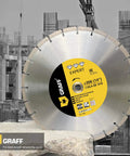Laser Welded Diamond Blade 14 Inch For Cutting Reinforced Concrete, Stone, Marble, Granite, Brick And Masonry displayed