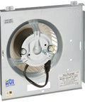 Power Unit Assembly For NuTone Ventilation Fans Models 8663RF 8663RFT showing fan mechanism and white replacement part.