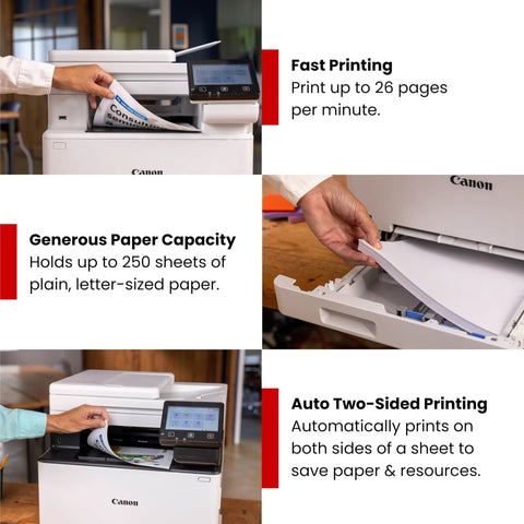 Color Wireless Duplex Laser Printer All In One With Copier Scanner Fax And Auto Document Feeder Fast 22 PPM Easy Wireless Setup