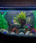 Aquarium with 18lb Black Cactus Pea Gravel Rocks 1 Quarter Inch Pebbles for Indoor Plants and Succulents, colorful decor