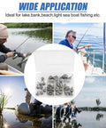 30 Pack Lead Fishing Weight Sinkers With Brass Swivel, Streamlined Bass Casting Sinker Weights in use for freshwater and saltwater fishing