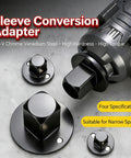 Grab This Epic 4 Pc Low Profile Socket Adapter Set For Serious Ratchet Impact Work With Recced Square Drive And Strong Magnets To Stop Striping And Slippage Totally Solid Stainless Steel Gear Your Mechanic Crew Will Love. CR-V steel sleeve conversion adapter for narrow spaces