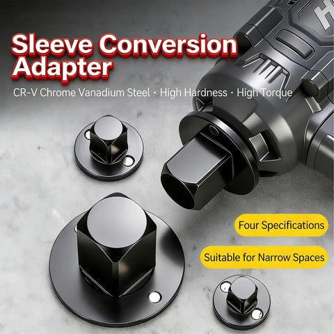 Grab This Epic 4 Pc Low Profile Socket Adapter Set For Serious Ratchet Impact Work With Recced Square Drive And Strong Magnets To Stop Striping And Slippage Totally Solid Stainless Steel Gear Your Mechanic Crew Will Love. CR-V steel sleeve conversion adapter for narrow spaces