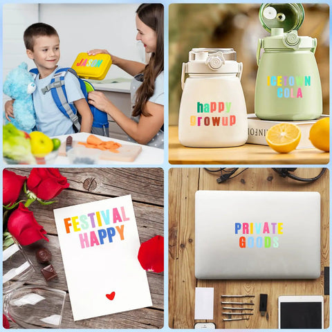 Colorful Self Adhesive Science Fair Display Kit With 22 Sheets Of Subtitles, Project Titles, And Letter Stickers in various uses