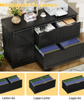 Rustic Farmhouse File Cabinet With Sliding Barn Door For Home Office Storage Heavy Duty Filing Stand showcasing sliding barn door and spacious drawers.