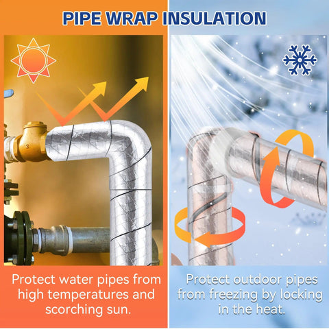 Self Regulating Water Pipe Heat Tape And Pipe Insulation Wrap For Freeze Protection And Temperature Control In RV And Home