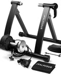 Indoor Bike Trainer Stand For Road And Mountain Bikes Portable Foldable Magnetic Stationary Trainer With Accessories
