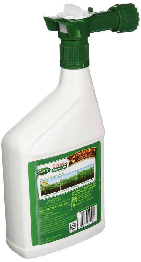 Liquid Turf Builder Lawn Fertilizer RTS That Feeds And Waters In One Go And Promotes Greener Grass Covers Up To 2000 Sq Ft No Fuss Easy Spray Lawn Care For A Lush Healthy Yard, spray bottle