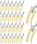 30 Piece Garden Shears Set Heavy Duty Pruning Scissors For Yard Work Plants Hedge Tree Cutting Secateurs Beige Hand Pruners Clipper Kit