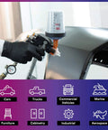 Midi 13.5 Ounce PPS Original Series Pro Grade Paint Spray Gun Cup Lids And Liners Kit used on car door