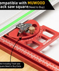 Track Saw Parallel Guide System For Woodworking Pro Grade Top Notch Repeatable Rip Cuts Fast Durable Flip Stops on wood