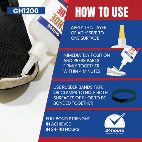 Heavy Duty Shoe Glue Crystal Clear Fast Dry Bond For Sneakers Boots Heels Crocs And More Strong Flexible Repairs guide.