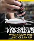 Applying polish on DA 5 Inch Microfiber Cutting Disc Set for Dual Action Polisher for pro-level car detailing pads 2 pack