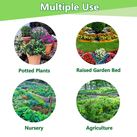 Eight Pack 3/4 Inch Female Pipe Thread To 1/2 Inch Drip Irrigation Tubing Adapters For Garden Faucets Sprinklers And Hoses Easy Connect 3/4 Inch Faucet To 1/2 Inch Drip Line Fittings for potted plants, raised beds, nursery, agriculture