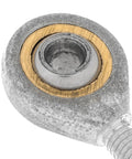 5Mm Bore M5 Male Right Hand Thread Rod End Bearing Metric Rose Joint Heim Spherical Swivel Threaded Shaft Eye Hardware For Steering Linkage Zinc Plated Steel With Bronze Insert Heavy Duty High Load Capacity close-up