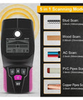 Wall Detector, Multifunctional Stud Finder Wall Scanner with 5 in 1 scanning modes and detailed screen display.