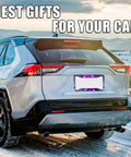 SUV with Universal Durable Aluminum License Plate Frame Cover 12.3 x 6.3 Inch Car Plate Holder featuring butterfly pattern
