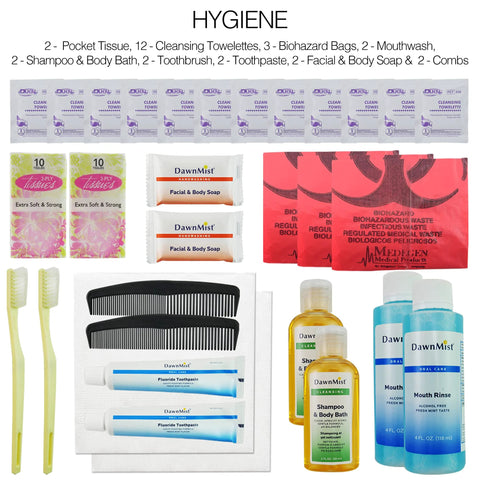 Ready America 72-Hour Deluxe Emergency Kit by Amazon; 2-person go-bag with first aid, survival blanket, food, power.